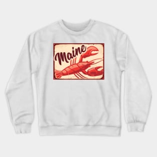 Maine Lobster Travel Bar Harbor Kennebunkport Acadia National Park Crewneck Sweatshirt